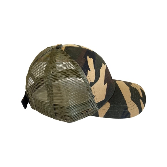 Ponytail Baseball Cap (Camouflage) - Picture 3 of 11
